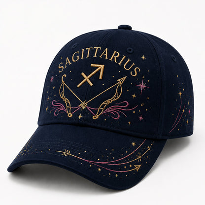 12 Zodiac Signs Embroidered Cap Collection – Celestial Hats Made for Every Personality