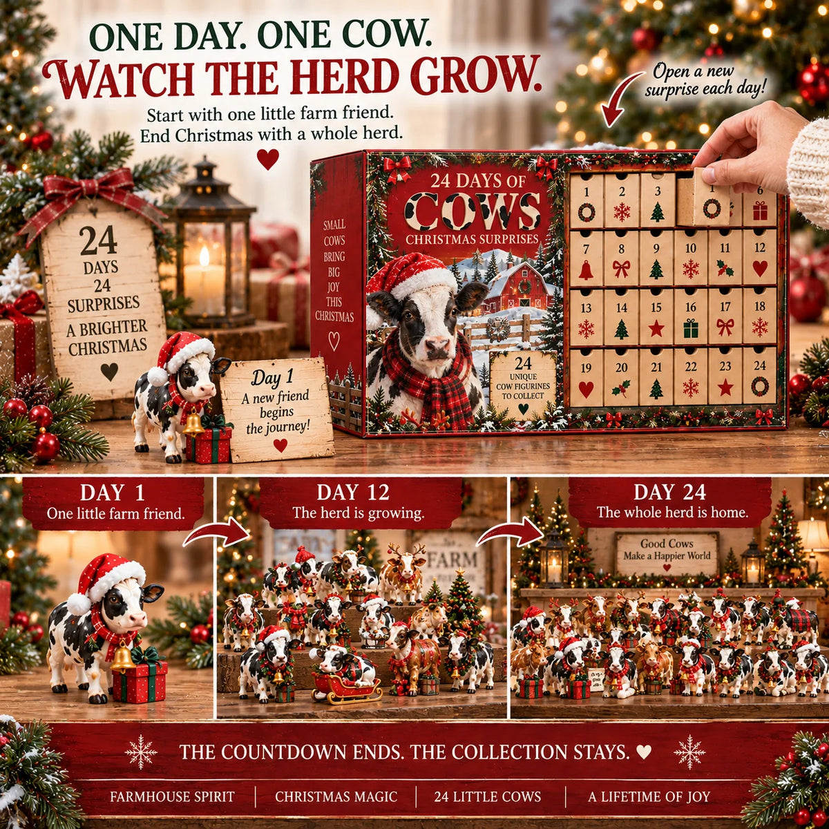 24 Days of Farmhouse Christmas – A Cow Lover’s Holiday Collection🐄❤️