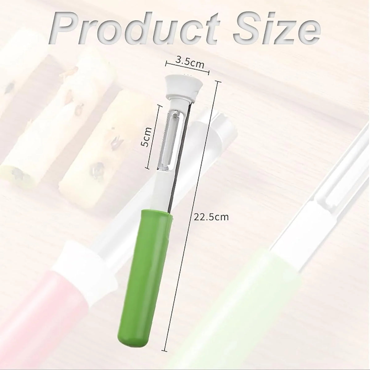 2 in 1 Apple Corer and Peeler, Apple Core Removal Tool, Stainless Steel Fruit Corer🍎