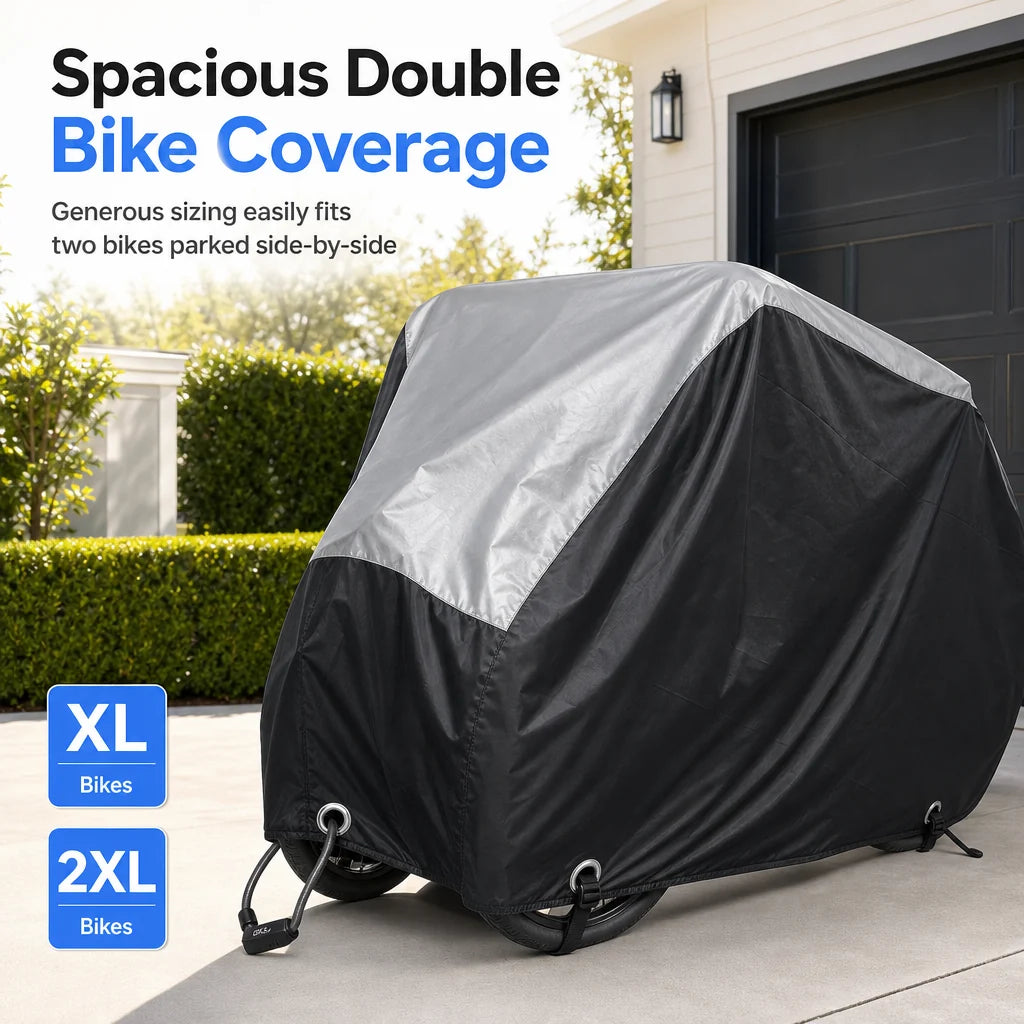 ⏰waterproof And Dustproof 190t Bicycle Cover For Outdoor Bike Protection🚴