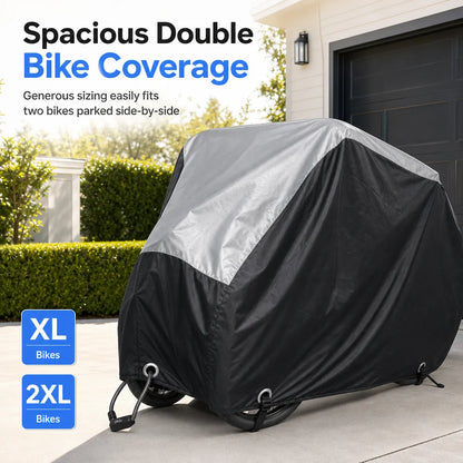 ⏰waterproof And Dustproof 190t Bicycle Cover For Outdoor Bike Protection🚴