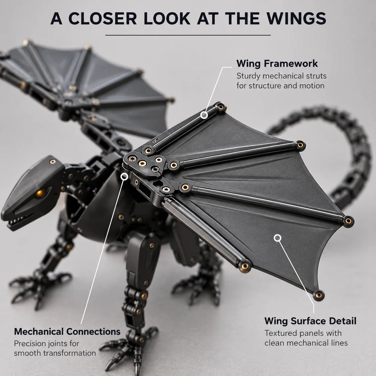 🐉  DragonMorph – Egg to Dragon Transforming Mechanical Toy