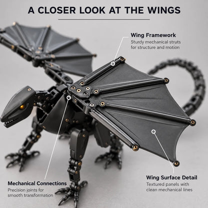 🐉  DragonMorph – Egg to Dragon Transforming Mechanical Toy