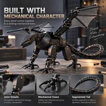🐉  DragonMorph – Egg to Dragon Transforming Mechanical Toy