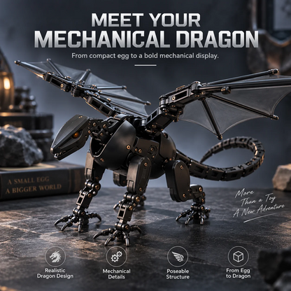 🐉  DragonMorph – Egg to Dragon Transforming Mechanical Toy