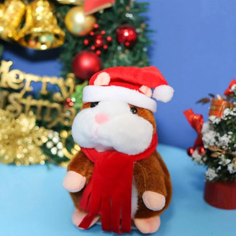 🐹✨Talking Hamster Plush – repeats whatever you say, auto head-shaking, hilarious fun for kids & adults.🎁