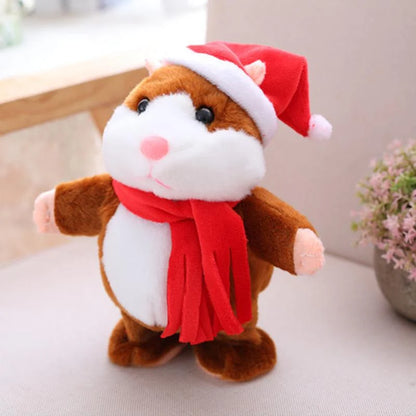 🐹✨Talking Hamster Plush – repeats whatever you say, auto head-shaking, hilarious fun for kids & adults.🎁