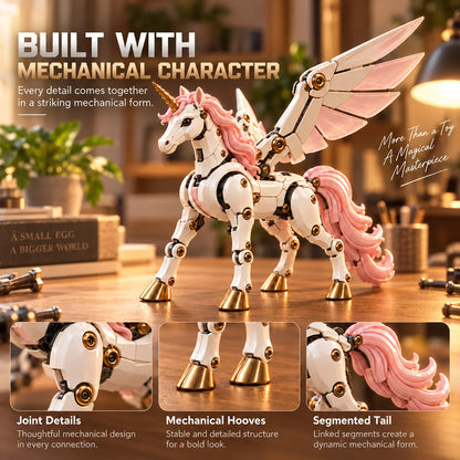 🦄 2-in-1 Transforming Mechanical Unicorn Egg – Winged Fantasy Figure🔥