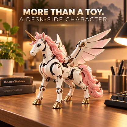 🦄 2-in-1 Transforming Mechanical Unicorn Egg – Winged Fantasy Figure🔥
