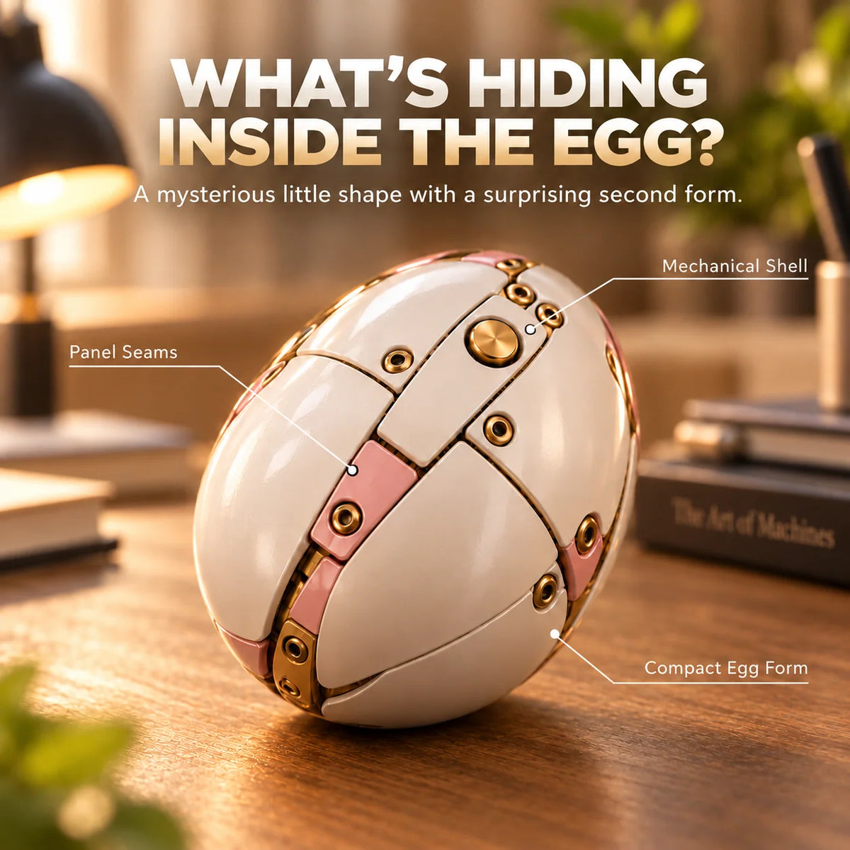 🦄 2-in-1 Transforming Mechanical Unicorn Egg – Winged Fantasy Figure🔥