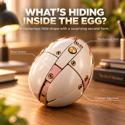 🦄 2-in-1 Transforming Mechanical Unicorn Egg – Winged Fantasy Figure🔥