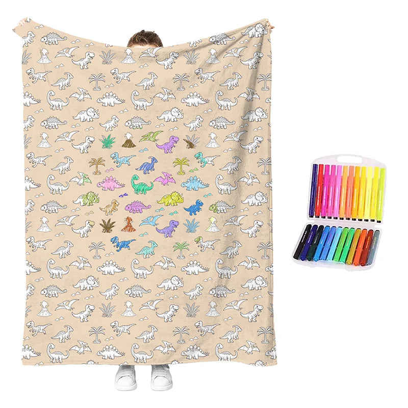 🥳2026 Hot Sale🥳💞50k+ Sold!💖 49% Off!💯 Personalised Colouring Blanket – The Unique Diy Gift They’ll Love
