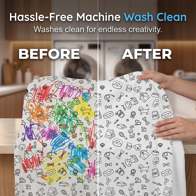 🥳2026 Hot Sale🥳💞50k+ Sold!💖 49% Off!💯 Personalised Colouring Blanket – The Unique Diy Gift They’ll Love
