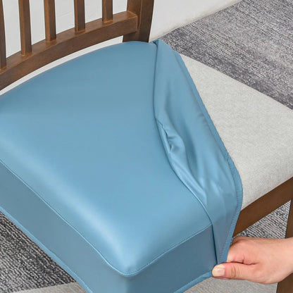 🪑 Waterproof Stretch PU Leather Dining Chair Seat Cover 💧