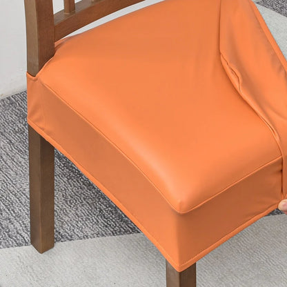 🪑 Waterproof Stretch PU Leather Dining Chair Seat Cover 💧