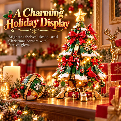 🔥 Last Day 49% Off 🔥 Egg-to-christmas Tree™ Magical Transforming Toy – Cardinal Christmas Tree Holiday Gift 🎄🎁✨