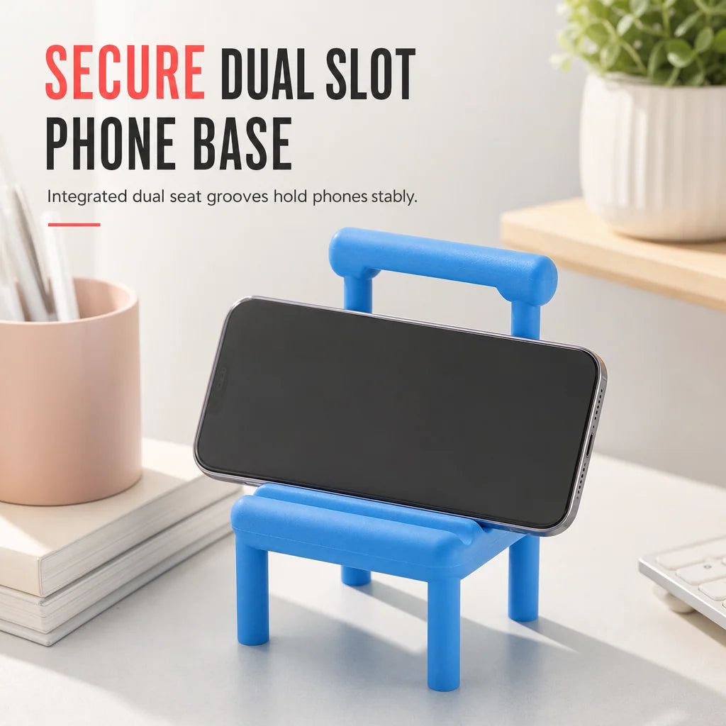 Cute Mini Chair Phone Stand and Desktop Tablet Holder