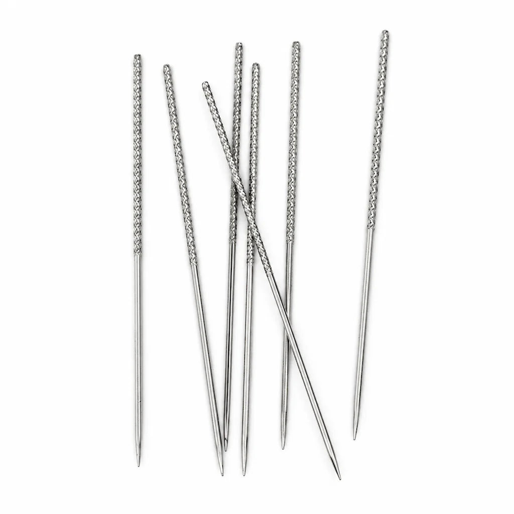 15 PCS Knurled Head Hand Sewing Needles for Hemming and Thread Wrapping