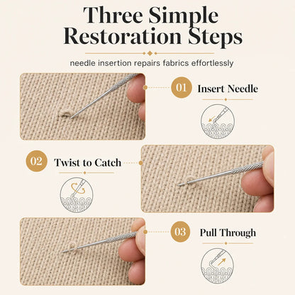 15 PCS Knurled Head Hand Sewing Needles for Hemming and Thread Wrapping