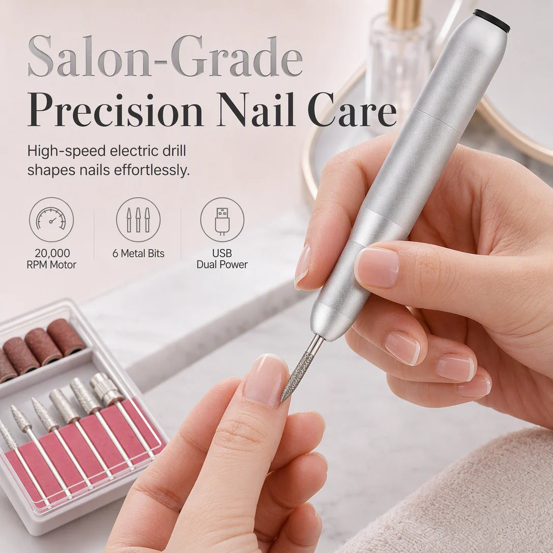 💅Portable USB Electric Nail Drill Pen for Manicure