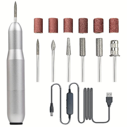 💅Portable USB Electric Nail Drill Pen for Manicure