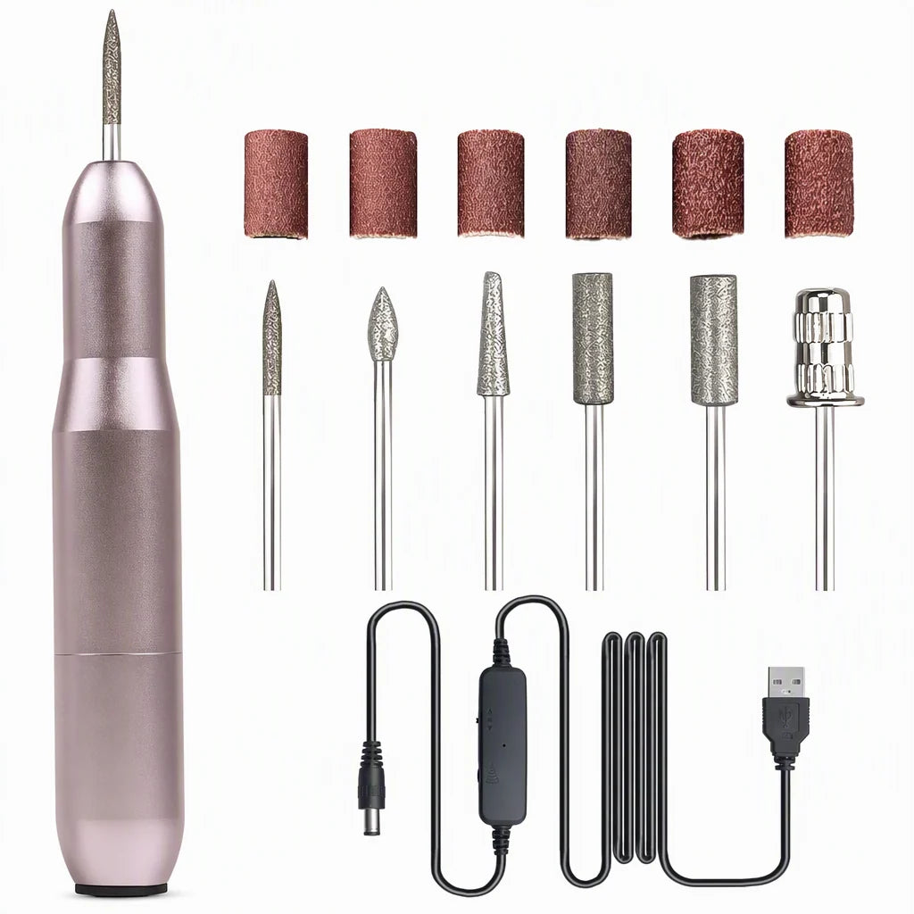Portable USB Electric Nail Drill Pen for Manicure