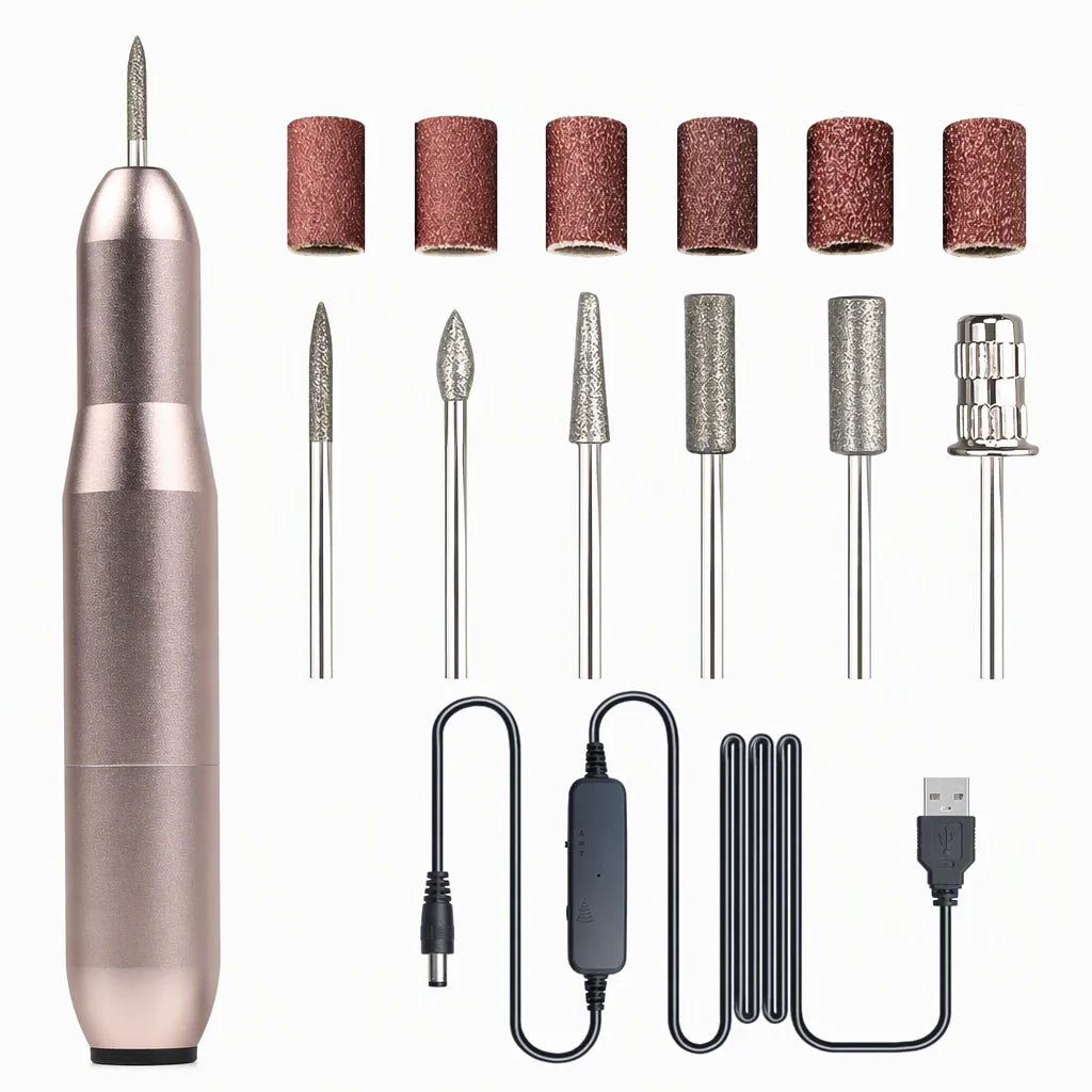 💅Portable USB Electric Nail Drill Pen for Manicure