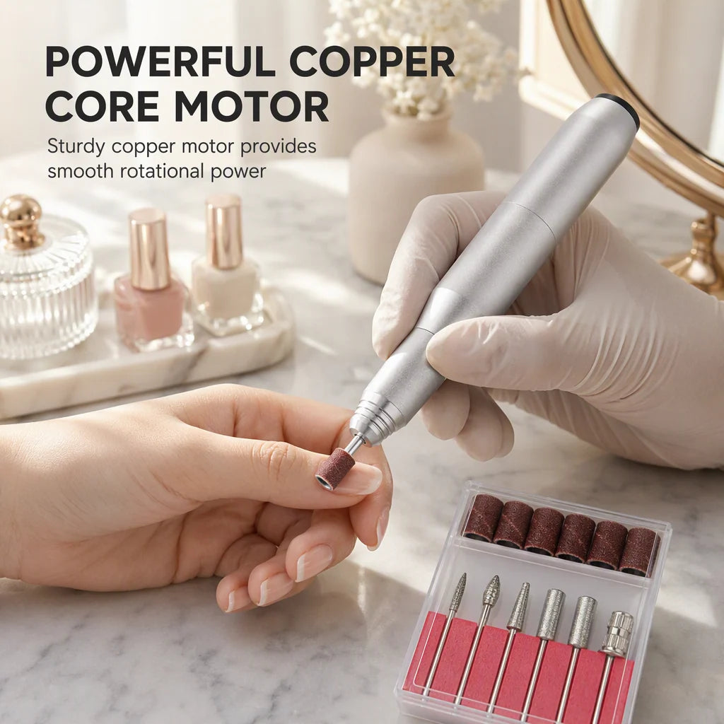 💅Portable USB Electric Nail Drill Pen for Manicure