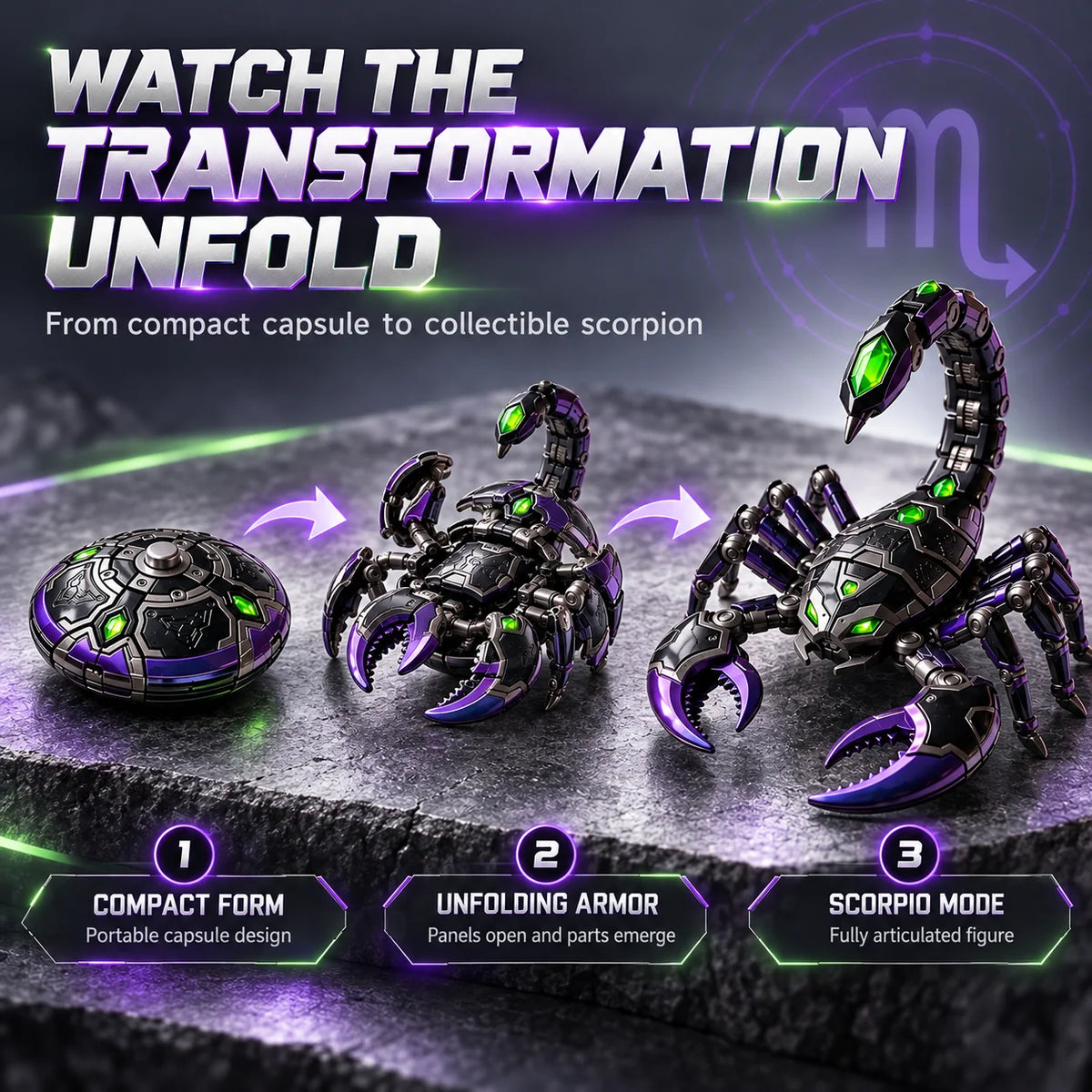 12 Zodiac Mecha™ – 2-in-1 Transforming Robot Collectibles