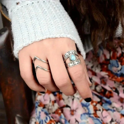 🌸Vintage Carved Teardrop Ring for Women💎