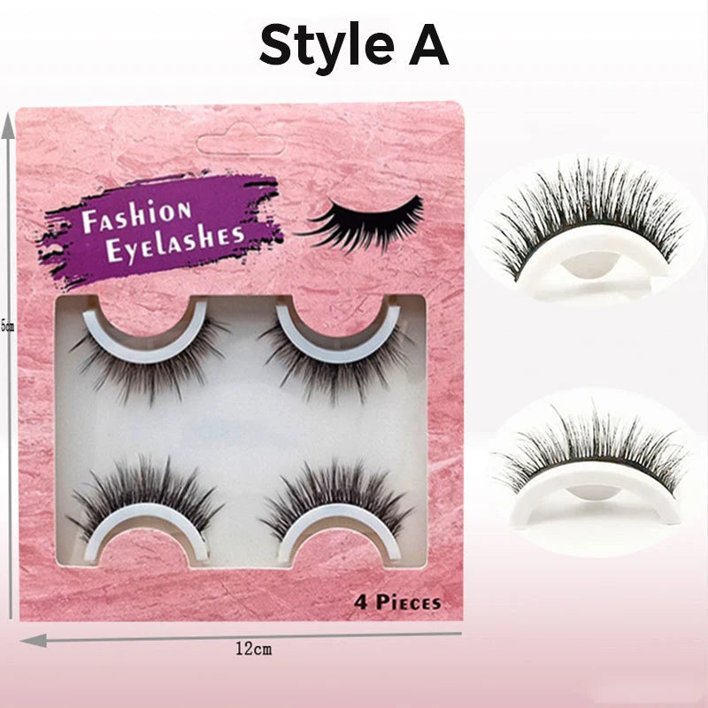 Sticky Eyelashes – Light, Naturally Curled & Eyeliner Effect❤️