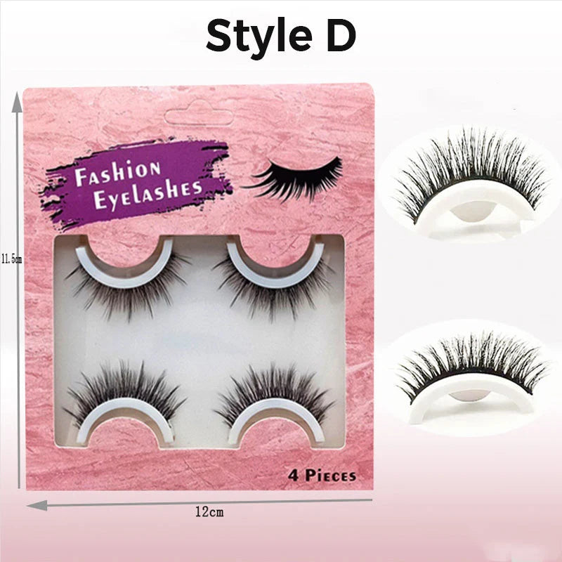 Sticky Eyelashes – Light, Naturally Curled & Eyeliner Effect❤️