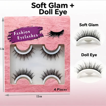 Sticky Eyelashes – Light, Naturally Curled & Eyeliner Effect❤️