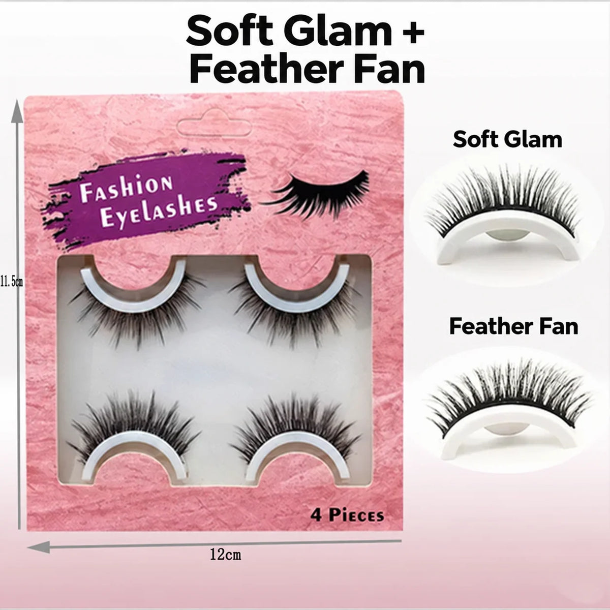 Sticky Eyelashes – Light, Naturally Curled & Eyeliner Effect❤️