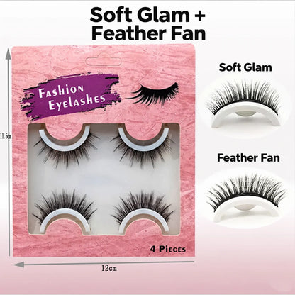 Sticky Eyelashes – Light, Naturally Curled & Eyeliner Effect❤️