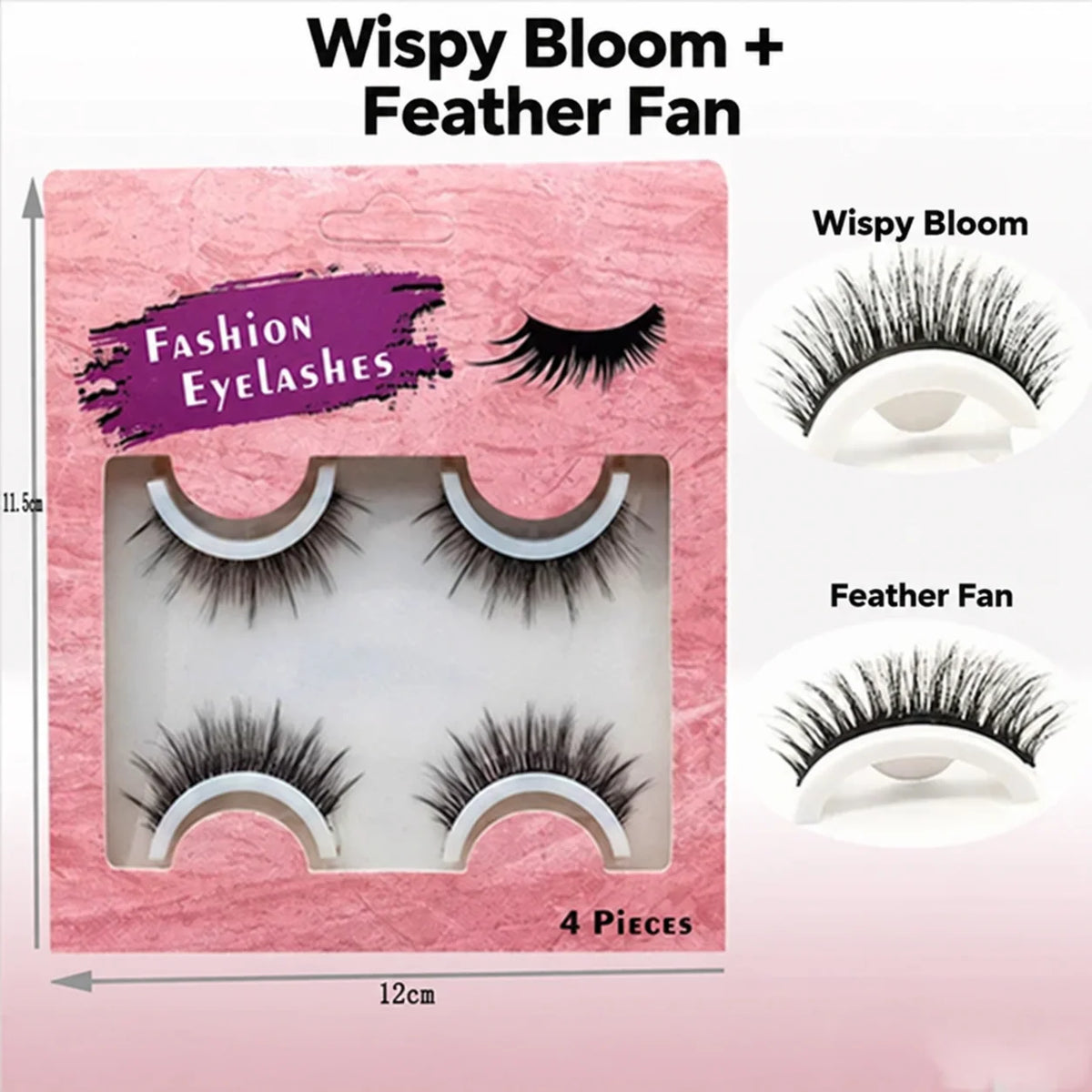 Sticky Eyelashes – Light, Naturally Curled & Eyeliner Effect❤️