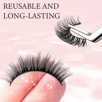 Sticky Eyelashes – Light, Naturally Curled & Eyeliner Effect❤️