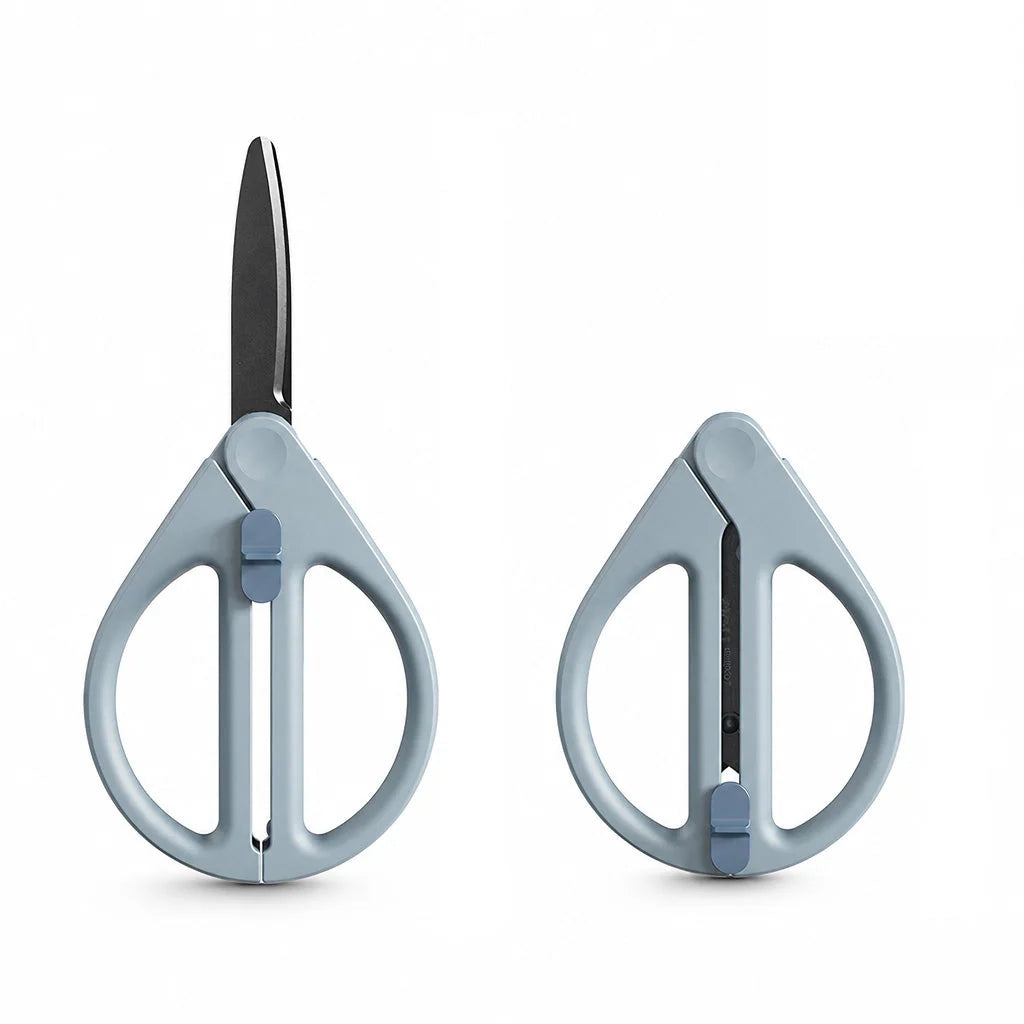 Portable Retractable Safety Scissors For Kids And Adults Multi-purpose Handheld Scissors For Diy Paper Cutting And Package Opening