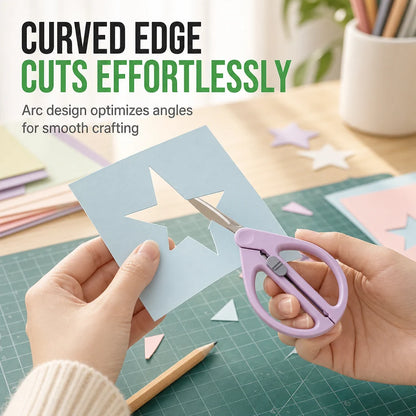 Portable Retractable Safety Scissors For Kids And Adults Multi-purpose Handheld Scissors For Diy Paper Cutting And Package Opening
