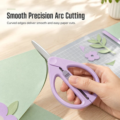 Portable Retractable Safety Scissors For Kids And Adults Multi-purpose Handheld Scissors For Diy Paper Cutting And Package Opening