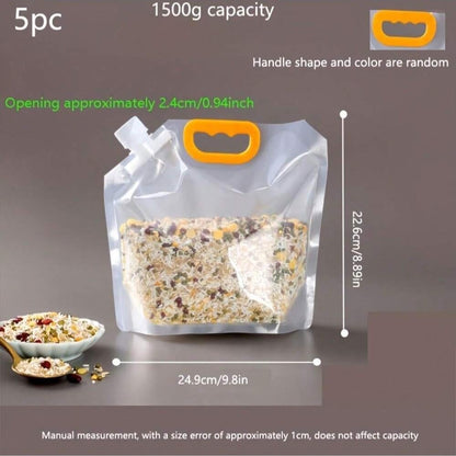 💕🌾 Airtight Grain Storage Bags with Handle