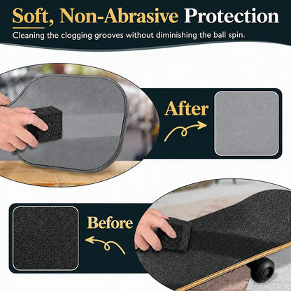 Pickleball Paddle Eraser - Carbon Cleaner, Non-Abrasive Dirt & Sweat Remover Block