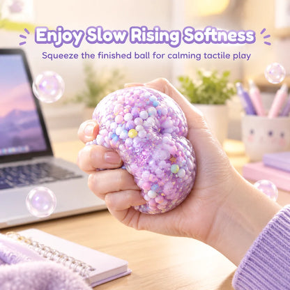 🧸 DIY Clay Squeeze Ball Kit — Handmade Stress Relief Fun for Kids ✨
