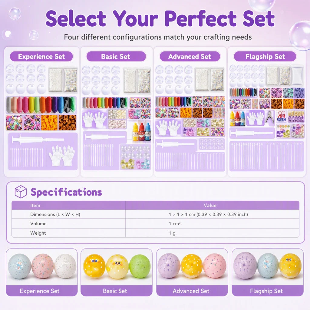 🧸 DIY Clay Squeeze Ball Kit — Handmade Stress Relief Fun for Kids ✨