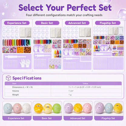 🧸 DIY Clay Squeeze Ball Kit — Handmade Stress Relief Fun for Kids ✨