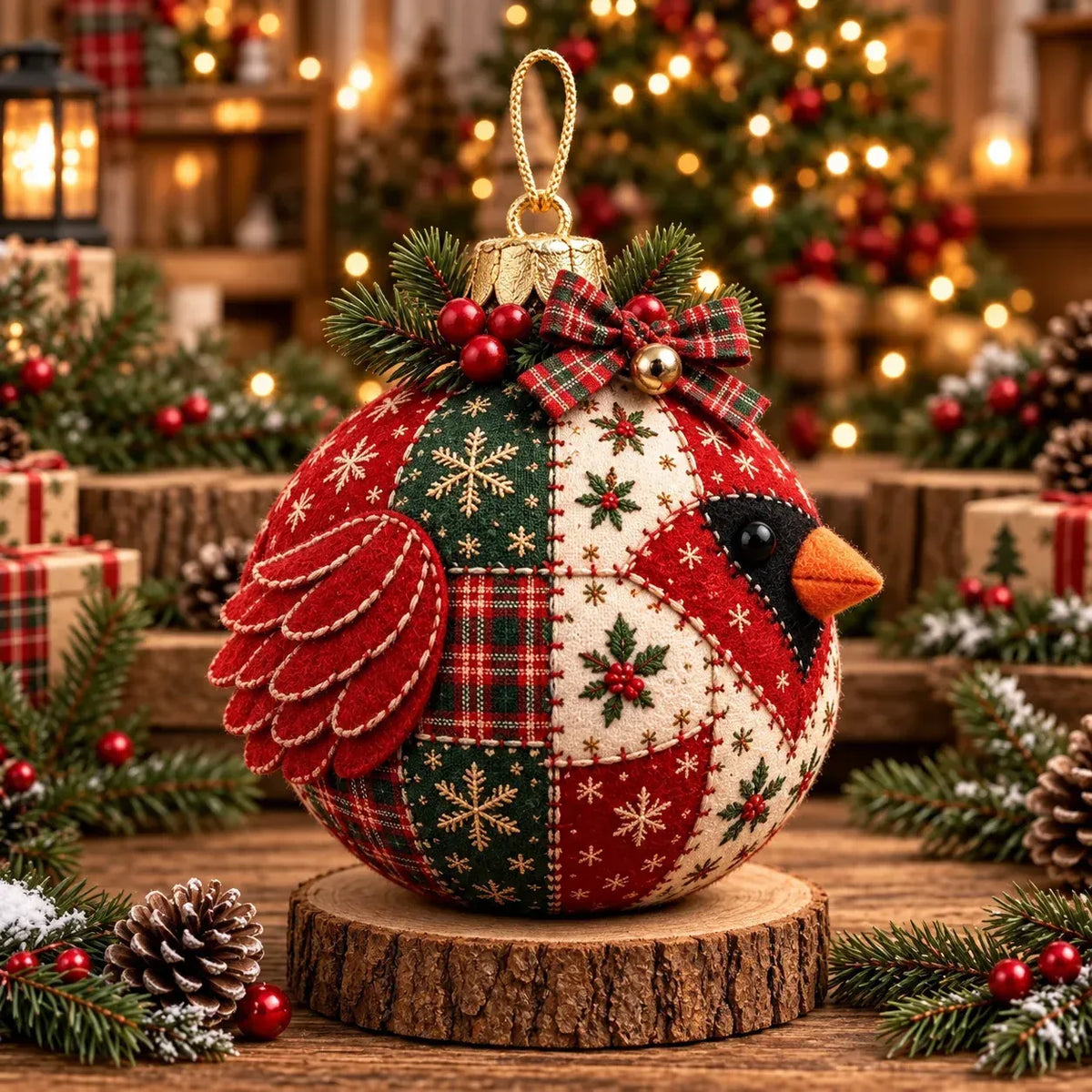 🎄Beginner-Friendly Cozy Patchwork Christmas Ornament Collection | 8 Festive Character Designs for Trees, Wreaths & Holiday Gifts ✨