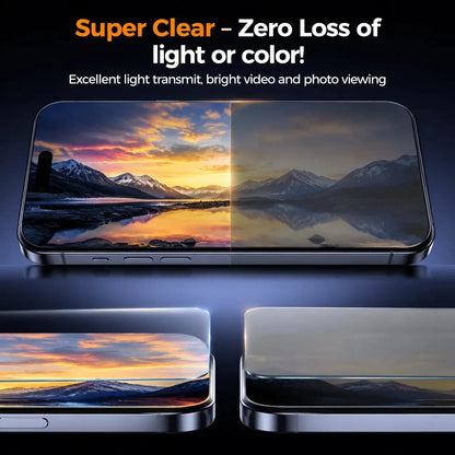[2-Pack] Privacy & Anti-Scratch Screen Protector, Compatible with iPhone 13-17