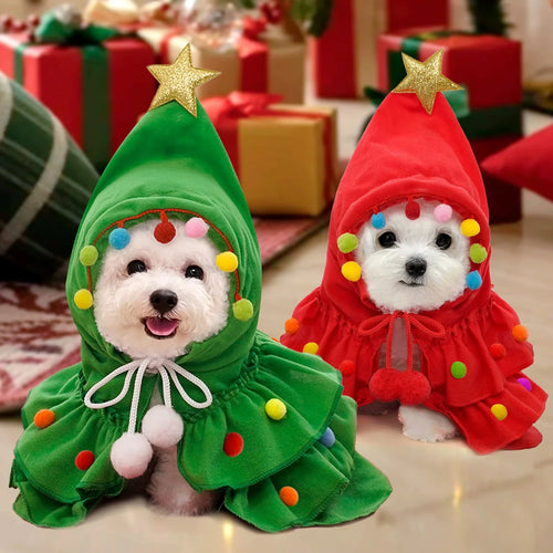 Christmas Tree Pet Cape 🎄🐾