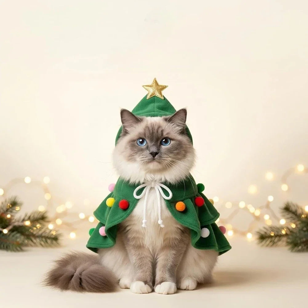 Christmas Tree Pet Cape 🎄🐾