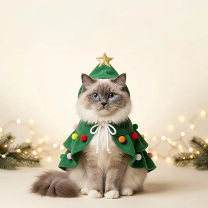 Christmas Tree Pet Cape 🎄🐾